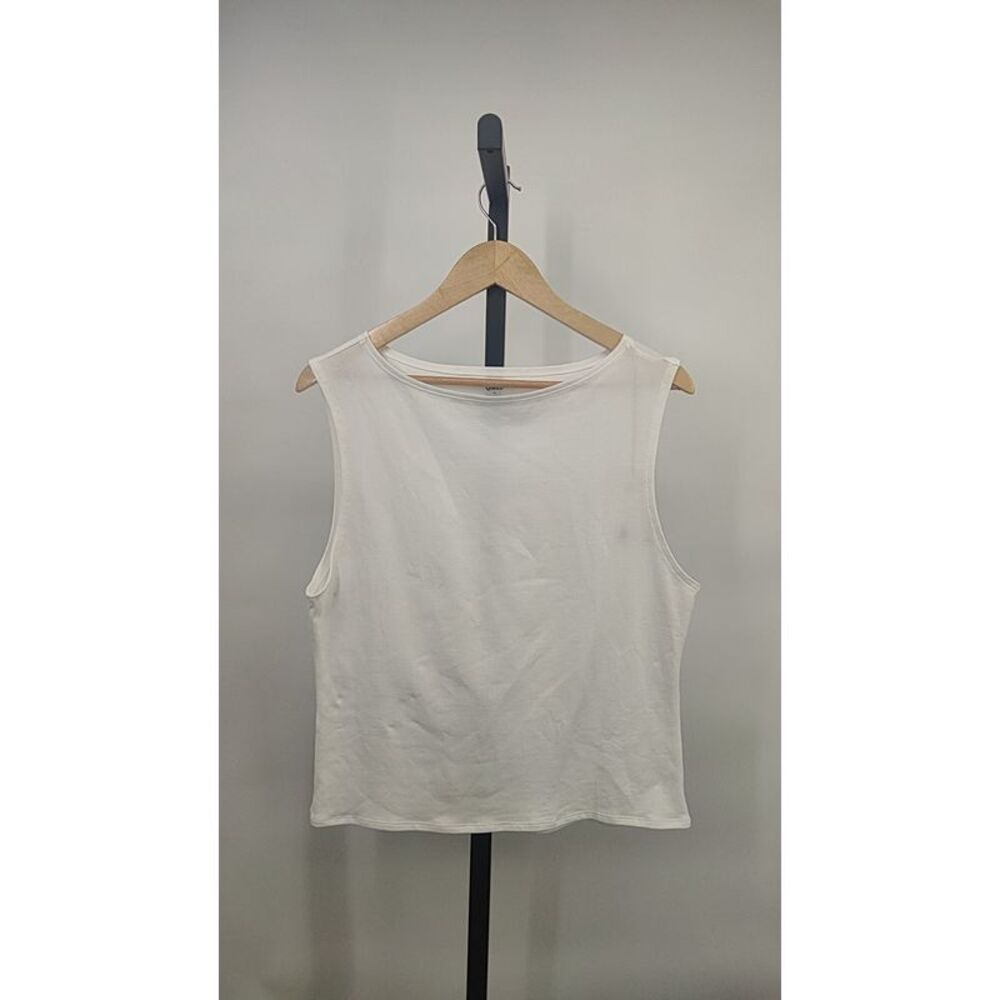 Quince White Sleeveless Top
